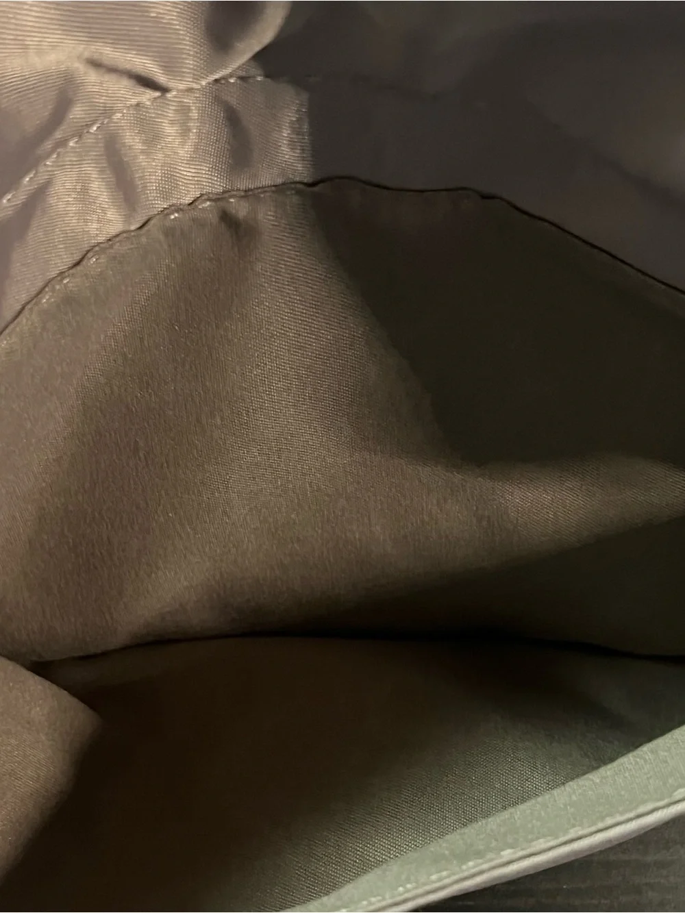 Rachel Zoe Light Lavender Taupe Nylon Wristlet Clutch